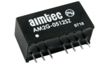 AM2G-Z: Low-cost 2 Watt Isolated DC-DC converters, in SIP8 with OT -40oC to + 85oC