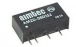 AM2D-RZ: Low-cost 2 Watt Isolated DC-DC converters, in SIP7 with OT -40oC to + 85oC