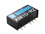 AM1D-RZ: Low-cost 1 Watt DC-DC converters, with OT -40oC to + 85oC on SIP7 Package