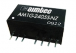AM1G-NZ: Low-cost 1 Watt DC-DC converters, with OT -40oC to + 85oC on SIP7 Package