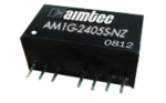 AM1G-Z: Low-cost 1 Watt DC-DC converters, with OT -40oC to + 85oC on SIP8 Package